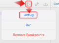 Pythonista3 RunAndDebug.png